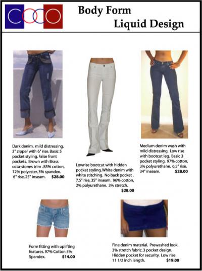 Body Form Liquid Design Jeans (Body Form Liquid Design Jeans)