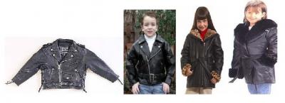 Children`s Leather Jackets (Детская кожа Куртки)