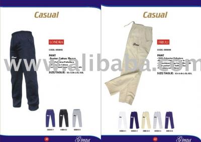 Footer Cotton Fleece Pants / Polyester Pants (Footer руно Брюки Хлопок / полиэстер Брюки)