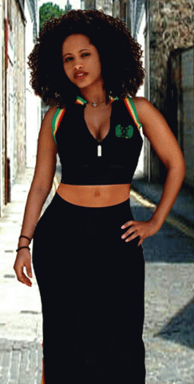 Rasta Two Pcs Ladies Dress (Rasta Zwei Stück Damen Kleid)