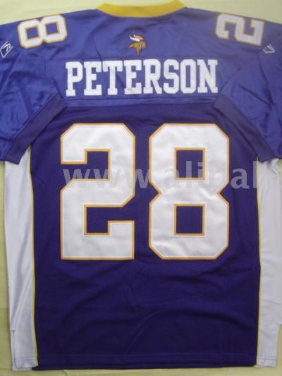 Football Vikings Peterson# 28 Purple Jerseys