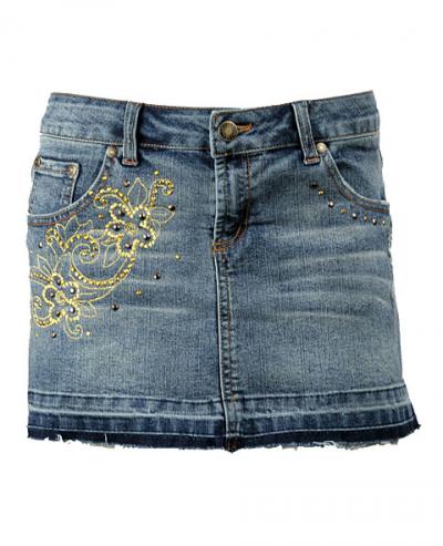 Gold Embroidered Skirt (Gold Embroidered Skirt)