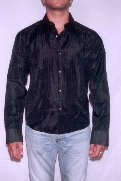 Black Dupion Shirts