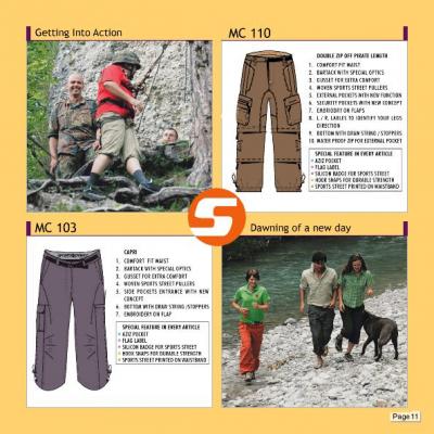Mens Functional Capri Zipp Off Trousers (Mens fonctionnelle Capri Zipp Off Pantalon)
