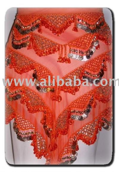 Red Triangle Scarf-Bd001