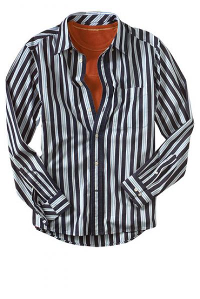Men`s 100% Cotton Y/D Stripes Shirts (Men `s 100% Baumwolle Y / D Stripes Shirts)