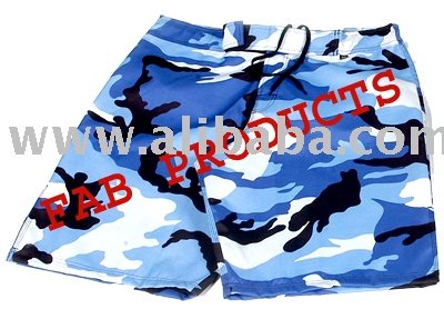 Blue Camo Mma / Grappling Short M / O Imported Cordura Fabric (Blue Camo MMA / Grappling abrégé M / O importés Cordura)