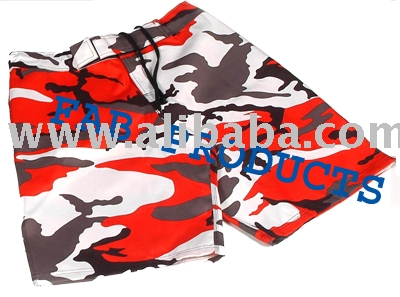 Red Camo Mma / Grappling Short M / O Imported Cordura Fabric (Red Camo MMA / Grappling abrégé M / O importés Cordura)