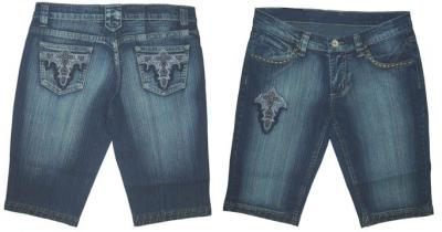 Women Stretch Denim Shorts Bermuda (Fashion-Style) (Women Stretch Denim Shorts Bermuda (Fashion-Style))
