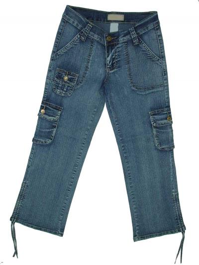 Women Stretch Denim Capris 3 / 4 Jeans (Fashion-Style) (Women Stretch Denim Capris 3 / 4 Jeans (Fashion-Style))