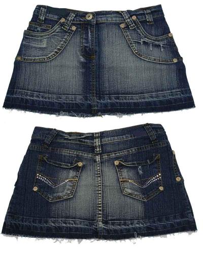 Women Stretch Denim Mini Skirts with Rhinestone (Women Stretch Denim Mini Skirts with Rhinestone)