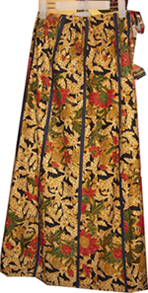 Handmade Batik Skirt (Handmade Batik Jupe)