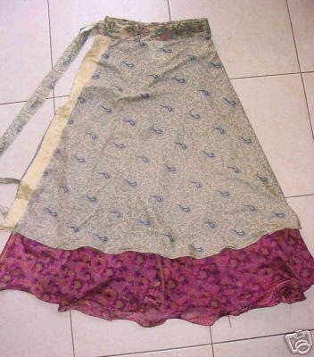 Multi Wear Silk Skirt