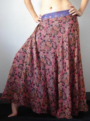 Two Layer Silk Skirt
