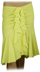 Tier Skirts With Wooden Beads In Ombre Dyes