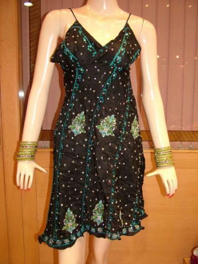 Celebs Fav Jaipur Fashions 100% Silk Tie Dye Dress (Celebs Fav Jaipur Fashions 100% Silk Tie Dye Dress)