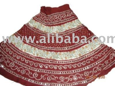 Jaipur Fashions Celebs Fav Gypsy Boho Hippy Cotton Skirts (Jaipur Fashions Célébrités Fav Gypsy Boho Hippie Coton Jupes)