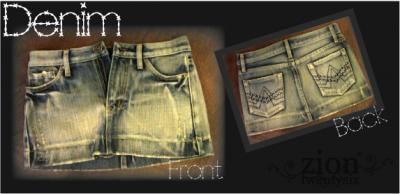 Denim Skirt (Jupe)