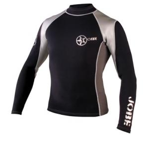 Black White Rash Guard, Lycra Suit, Lycra T-Shirt (Schwarz Weiß Rash Guard, Lycra-Anzug, Lycra T-Shirt)