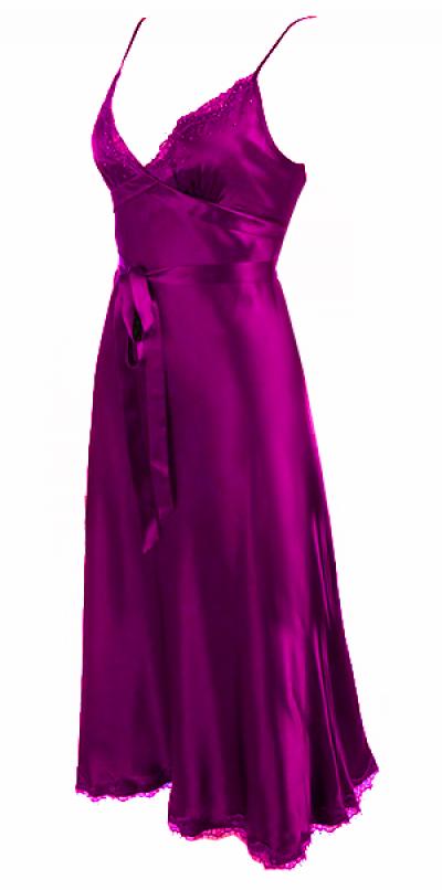 Satin Evening Dress