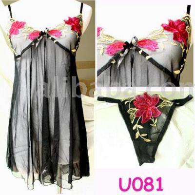 U081 Black See Through Lady Sexy Underwear (U081 Black See Through Lady Sexy Underwear)