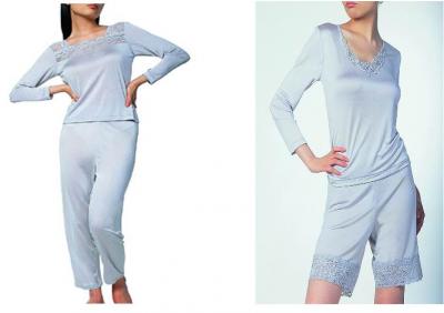Silk Underwear Set Pants And Vest (Шелковое белье Задать Брюки и жилет)