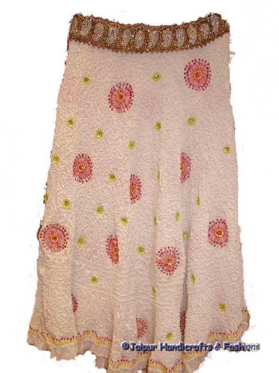 Alka Vora Indian New 100% Silk Skirt (Алка Vora индийский Новый 100% шелк Юбка)