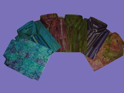 Batik Short Sleeve Shirt (Батик Кратко рукав рубашки)