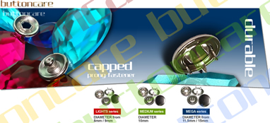 Capped Prong Fastener (CAP SNAP Button, Gripper, Dome SNAP, SNAP Button) (Capped Prong Fastener (GAP SNAP Button, Greifer, Dome SNAP, SNAP Button))