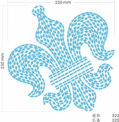 Hot Fix Motif / Rhinestone Motif / Heat Transfer (Hot Fix Motif / Rhinestone Motif / Теплообмен)