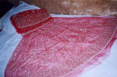 Handmade Zari Lehenga - Unstitched