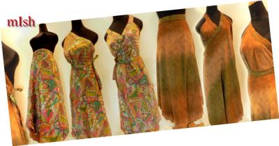 Multi Wear Double Layered Reversible Wrap Around Skirts
