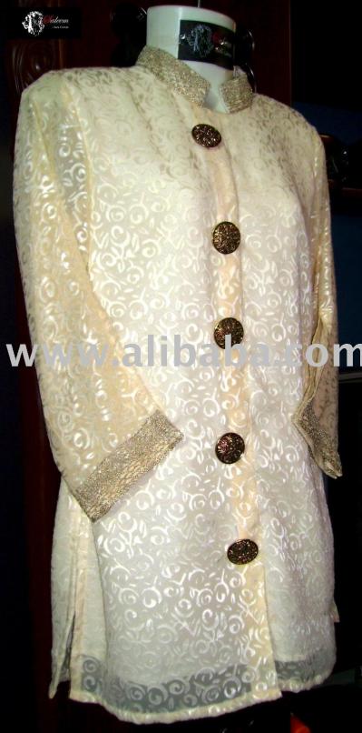 Ladies Laced Oriental Collared Top (Top / Blouse / Tunic) (Mesdames lacets Oriental à collier Top (Top / Blouse / Tunique))