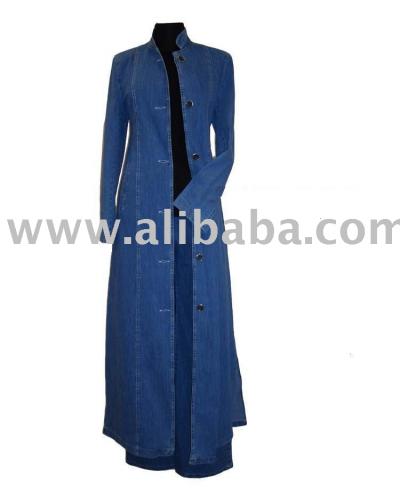 Ladies` Denim Abaya (Дамские Джинсовый Абая)