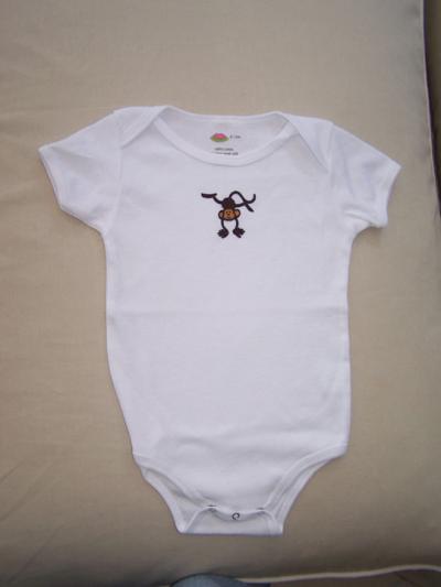 Monkey Onesie Infant Garment (Monkey Onesie Habit de nourrisson)