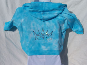 Cotton Jacket With Swarovski Crown