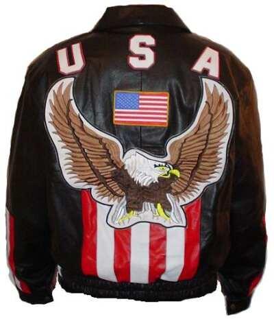 Leather Motorbike Jacket (Куртка кожа мотоцикл)