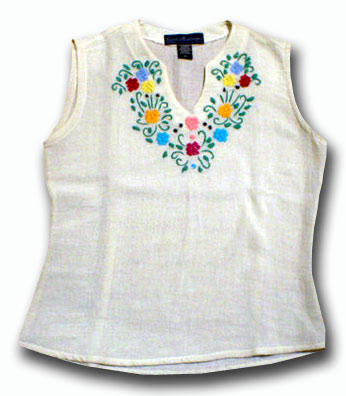 Blouse With Embroidery