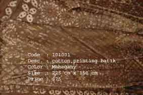 Cotton Printing Batik (Cotton Printing Batik)