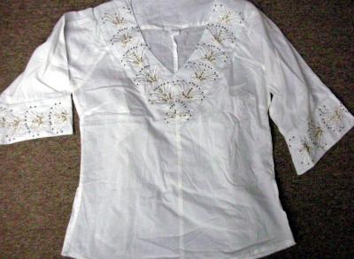 Ladies` Cotton Embroidered Tops %26 Blouses (Ladies` Cotton Embroidered Tops %26 Blouses)