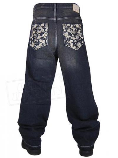 Men`s Jeans With Printed Pocket (Men`s Jeans With Printed Pocket)