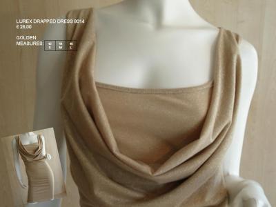 Lurex Drapped Dress