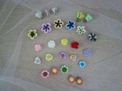 Clay Flower Button (Clay Цветочная кнопки)