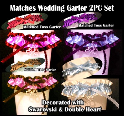 Perfect Match Wedding Garter Garters 2PC Set