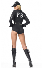 3pc. Fbi Zipper Romper Outfit (3pc. Fbi Zipper Romper Outfit)