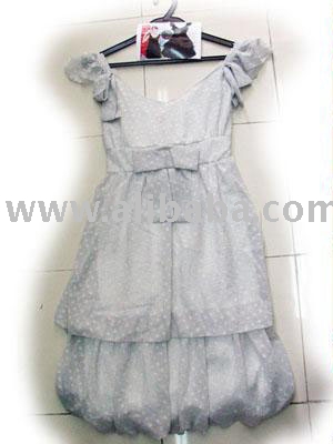Ladies` Satin Dress (Ladies `Satin Dress)
