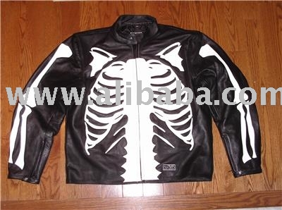 Leather Skeleton Jacket (Скелет кожа куртка)