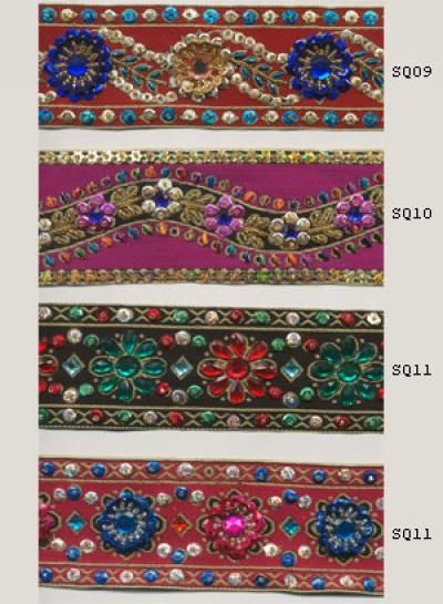 Sequin %26 Beaded Embroidery Ribbons (Sequin% 26 broderie perlée Rubans)