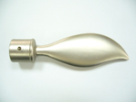 Curtain rod , finial, drapery hardware. (Gardinenstange, Kreuzblume, Gewandung Hardware.)