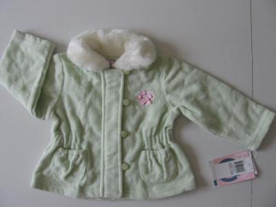 Baby Girls Cvc 80 / 20 Velour Tops Or Jackets